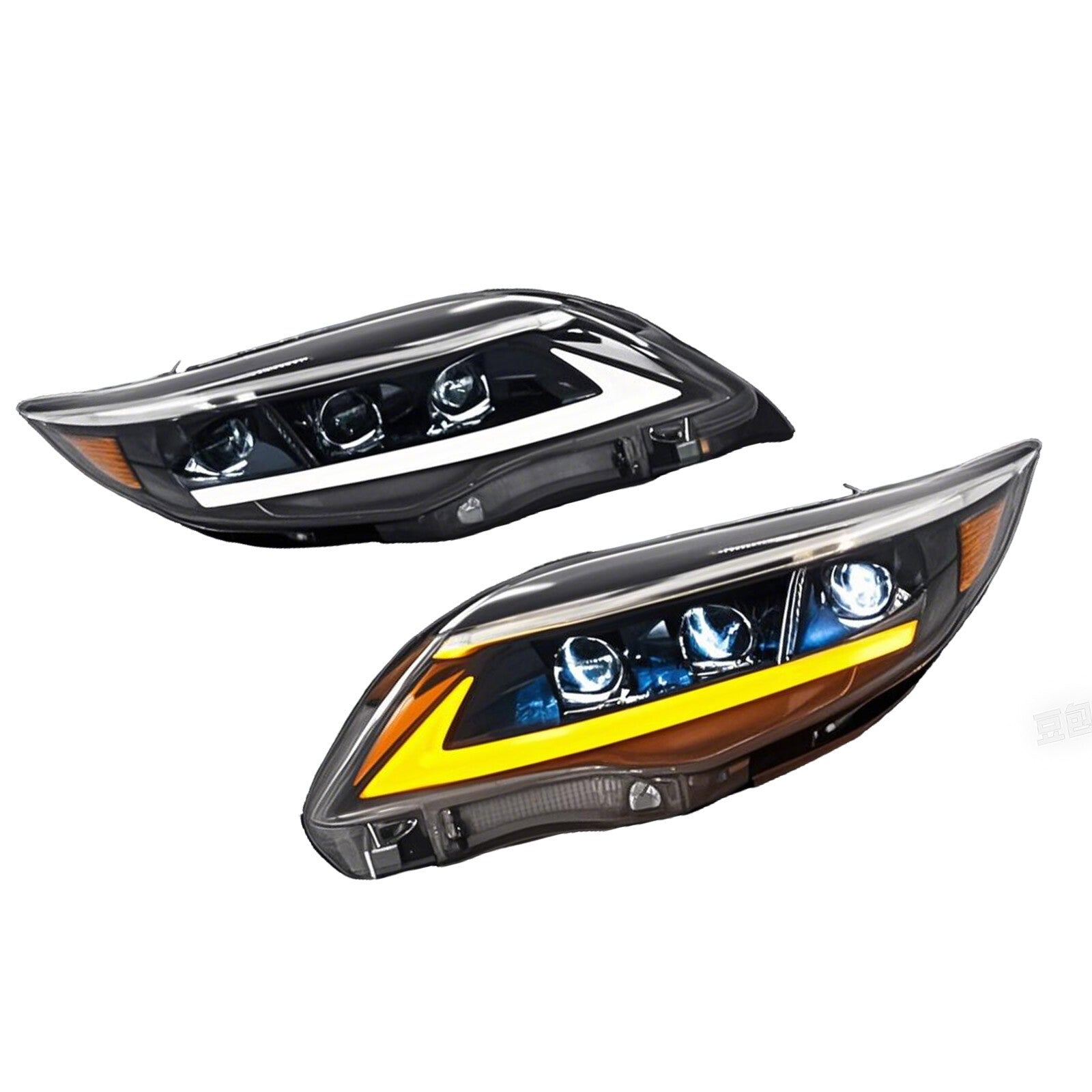 New LED Headlights For 2011-2013 for Toyota for Corolla Front Lamp Assembly w/ LED LH+RH