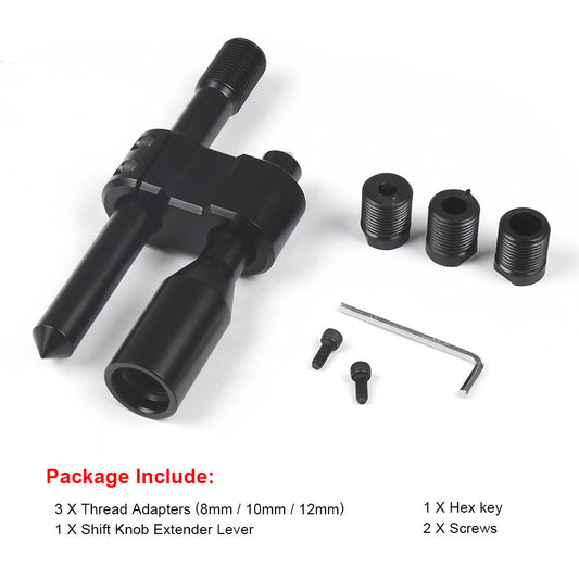 H-style car gear shifter extender adjustable length shifter adapter