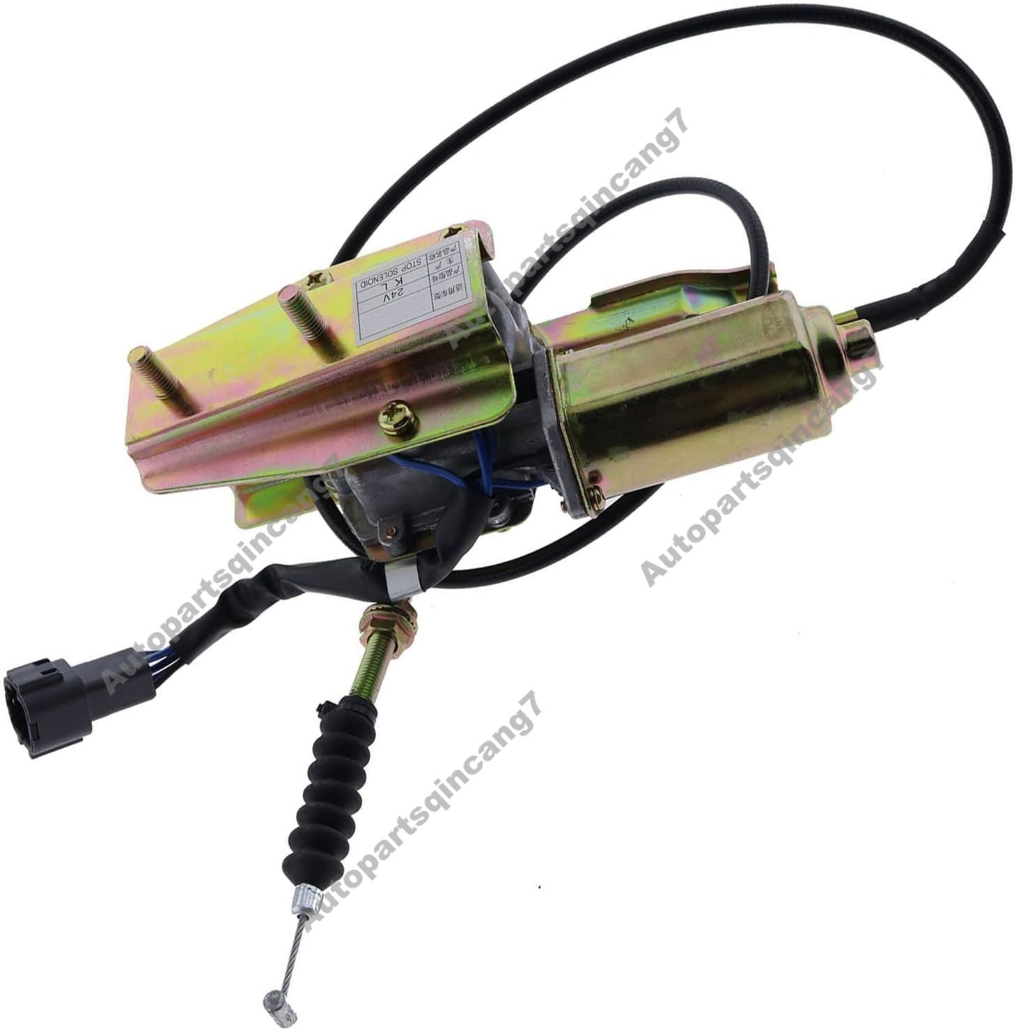 24V Engine Stop Solenoid 716/20700 for JCB Excavator JS130 JS160 JS180 JS260