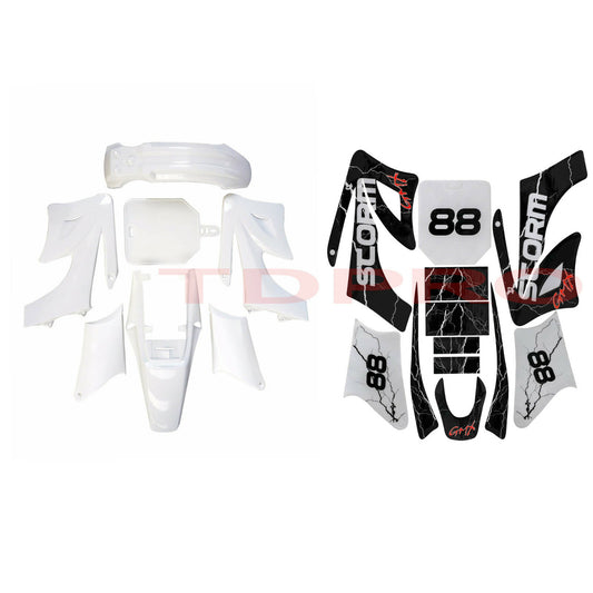 Plastic mudguard graphic kit for Pit Dirt bicycles Apollo Orion 125cc 140cc 150cc