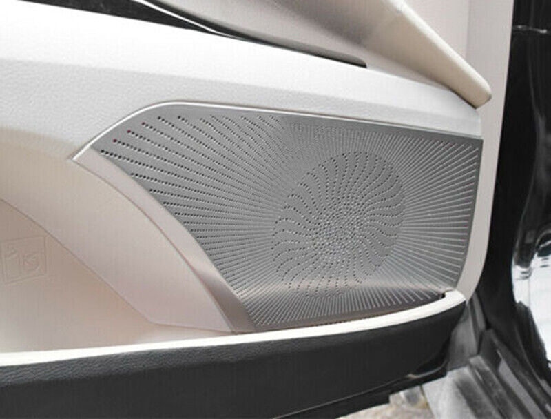 for Toyota for Camry 18-2023 Silver Titanium Inner Door Speaker Panel Cover Trim Kit