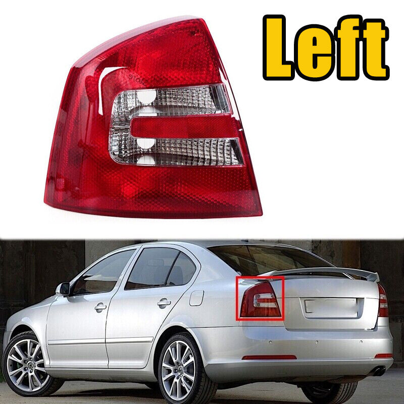 Left Side Rear Tail Light No bulb for Skoda Octavia A5 RS Sedan 2005 2006-2008