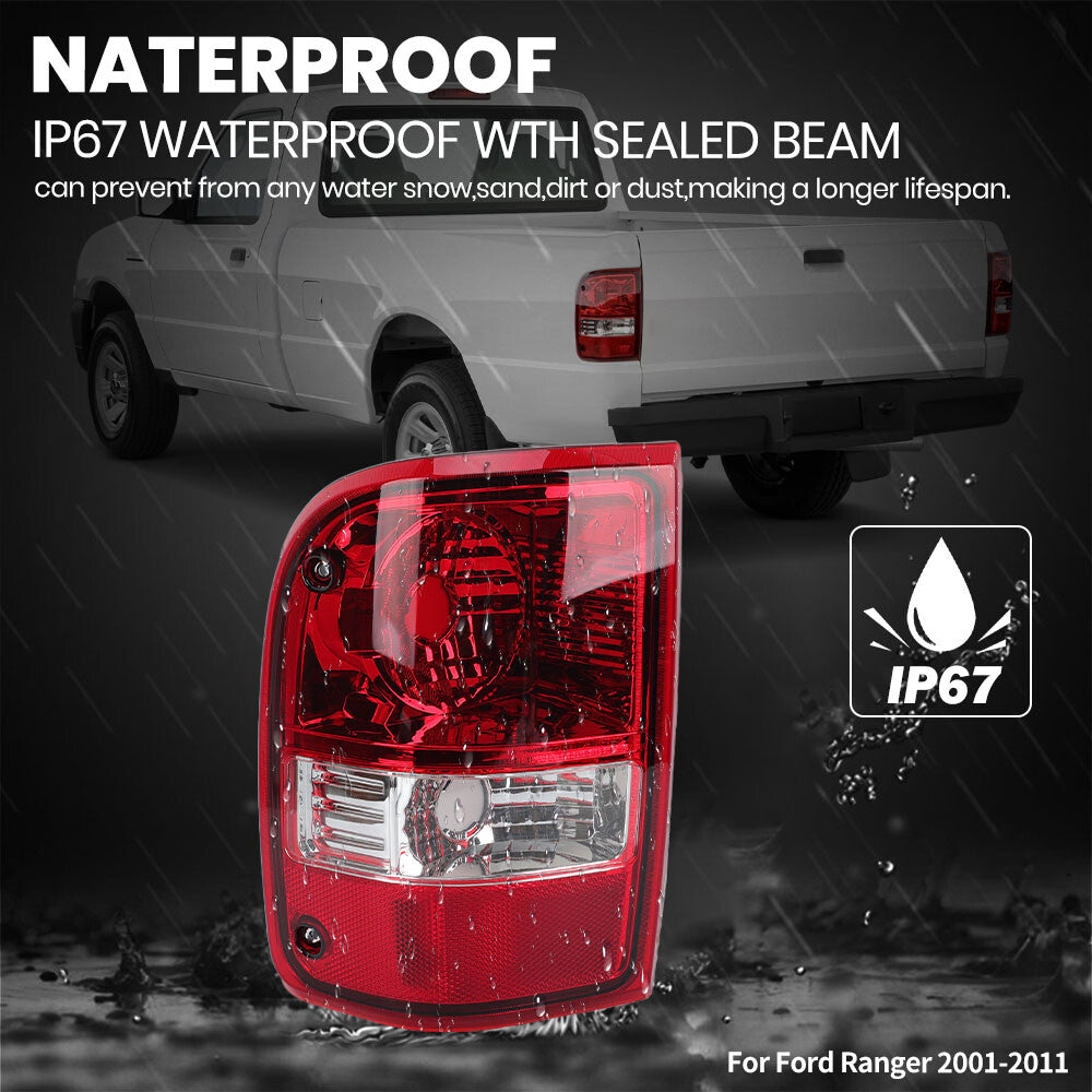 2× Für for Ford Ranger 2001-2011 Rücklicht Rückleuchte Rot Links+Rechts FO2800156