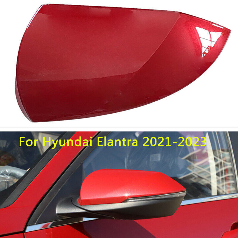 Left Side Rearview Door Mirror Cover Shell Cap Fit for Hyundai for Elantra 2021-2023