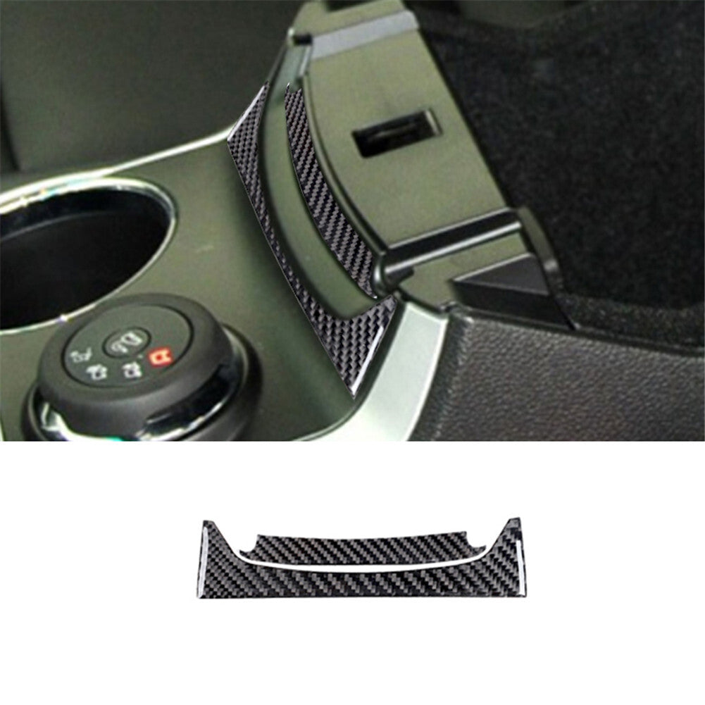 Carbon Fiber Central Aarmrest Panel Trim Cover Decor for Ford Explorer 2011-2014