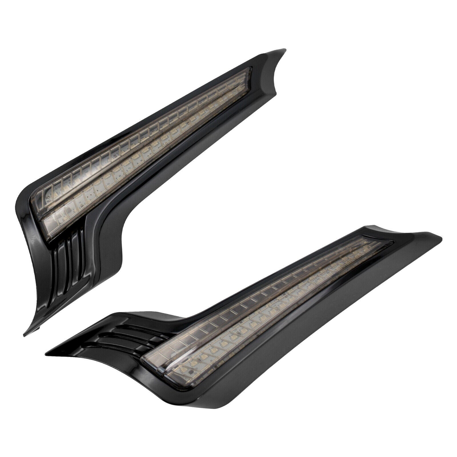 Rear Fender Filler Panel Turn Singal LED Light for Harley Touring Steet Glide