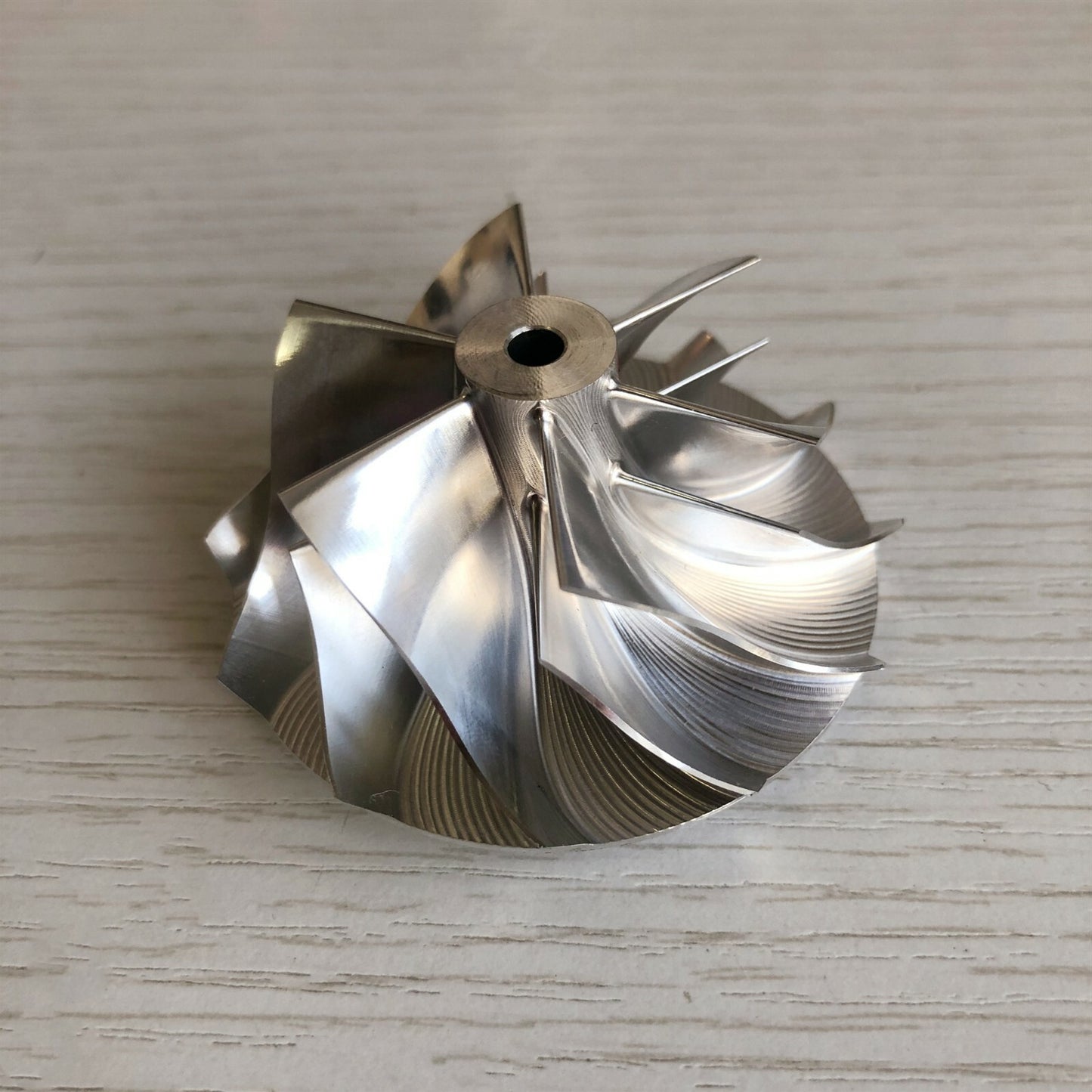GT1245 42.12/54.39 mm 6+6 Blade High-Performance Turbine Billet Compressor Wheel
