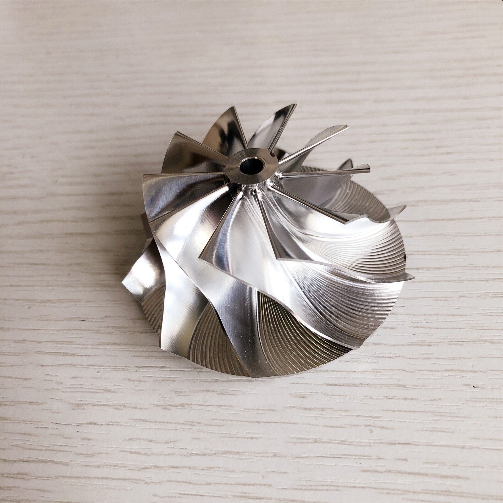 GT15-25 801918-0002 49.70/67.40 mm 10+0 Blade Turbine Blank Compressor Wheel