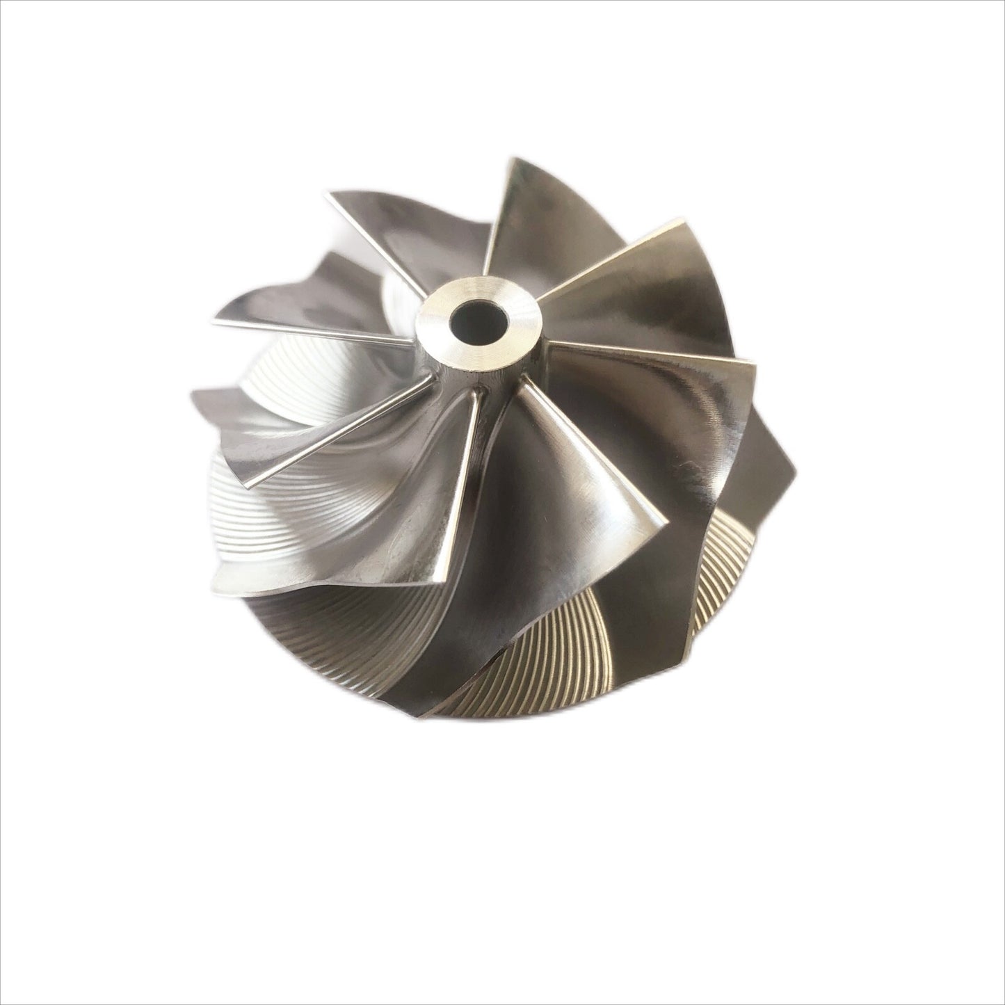 TD03 Reverse 40.00/46.00 mm 8+0 Blade Performance Turbine Billet Compressor Wheel