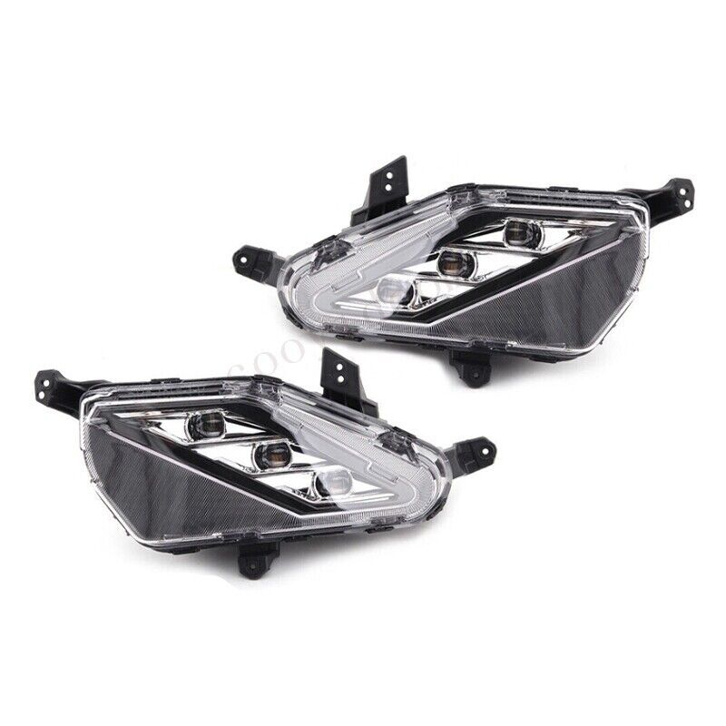 LED DRL front daytime running lights and fog lights for 2022 for Kia Cerato K3