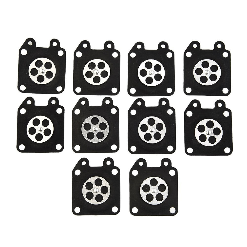 10pcs/Set Motorcycle Metering Diaphragm Rubber/For 95-526 Chainsaw-Parts