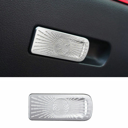 for Benz C-Class 2022-2023 Silver Steel Front for Co -Pilot Handle Cover Trim Strip