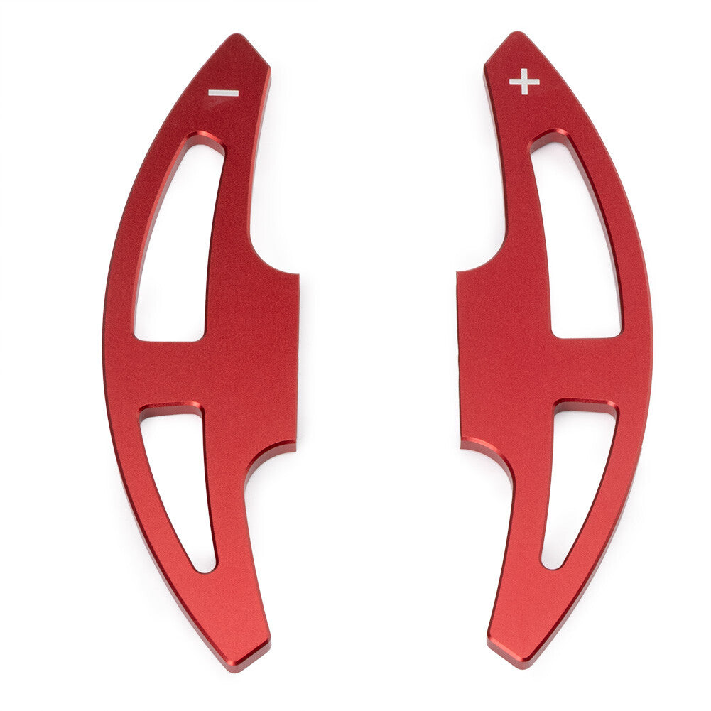 Brand new 2-piece steering wheel and paddle shifter set for BMW M3, M6, X5M, X6M, E90, E92, and E93.
