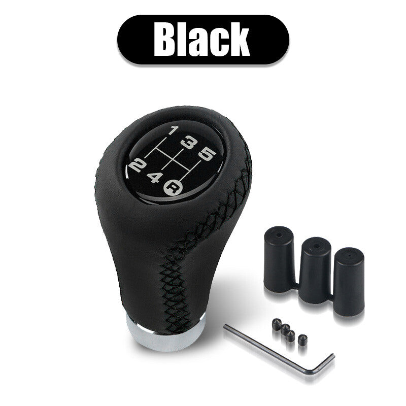 5 Speed Universal Car Manual Shift Knob Gear Stick Shifter Lever Aluminum New