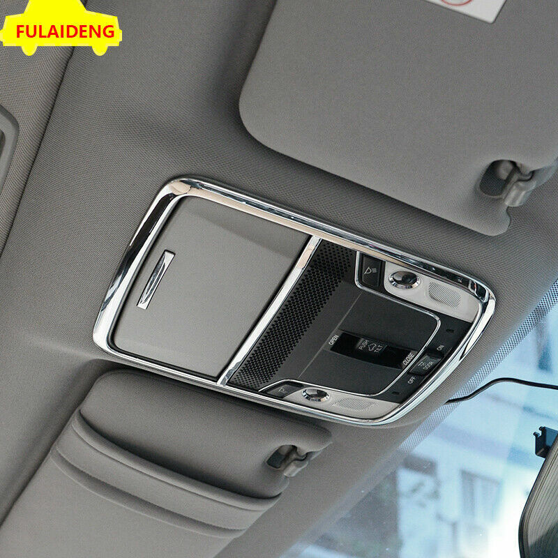 for Honda Accord 9th 2014-2017 Chrome Car Reading Light Lamp Frame Molding Trim