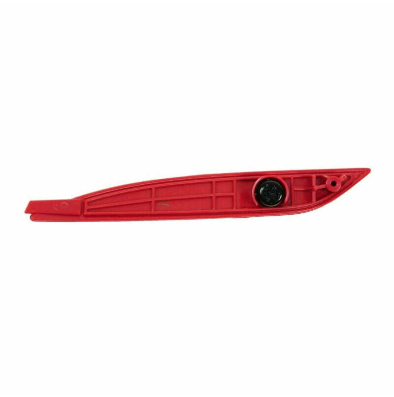 A pair of 2011-2013 for Hyundai Sonatas with red reflective mirrors on the rear bumper.
