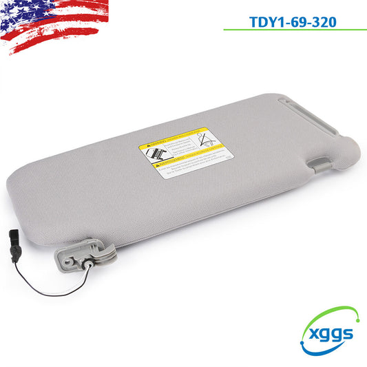 For 10-15 for Mazda CX-9 Left Side Gray Sun Visor with Lights TDY1-69-320