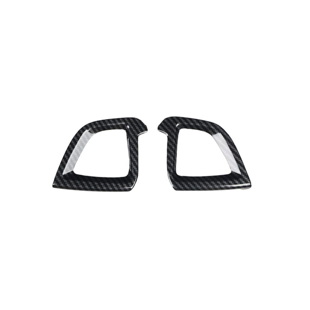 for Cadillac CT5 2020-24 ABS Carbon Fiber Front Side Vent Overlay Cover Trim 2P