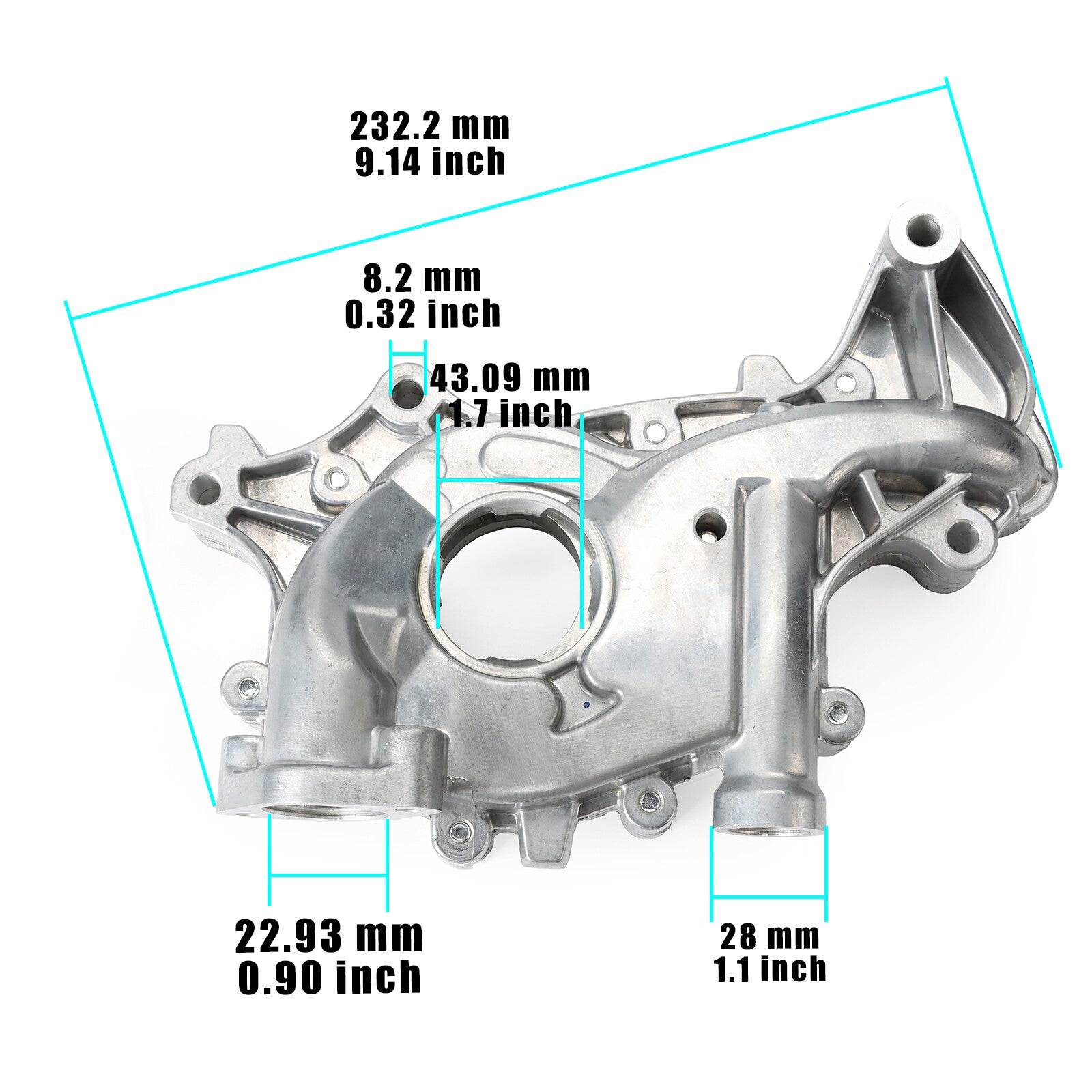 for Ford Transit 3.5L 3.7L M390HV Engine Oil Pump High Volume 2007 2008 2009-20