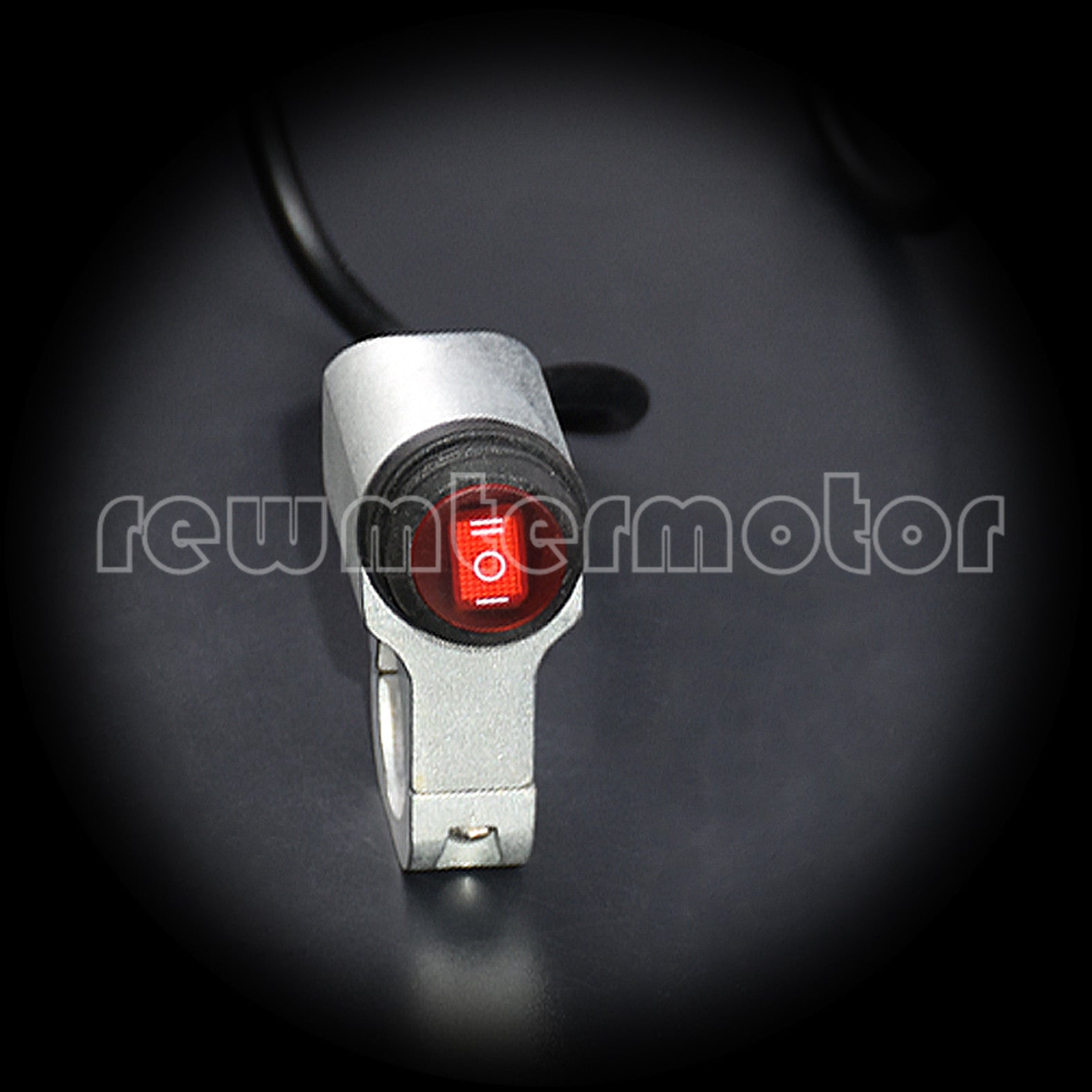 7/8 Motorcycle Handlebar Headlight Light Switch On Off On Waterproof Chrome