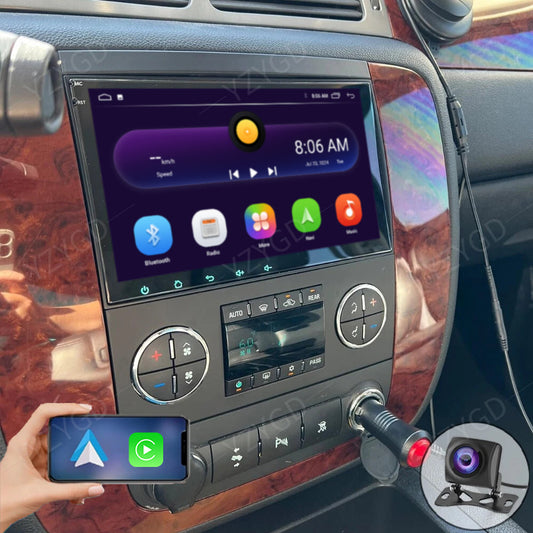 Android Auto Carplay for Chevrolet Tahoe 2007-2014 Car Stereo Radio GPS Screen