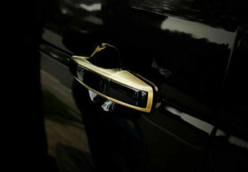 Black Golden External Door Handle Cover Trim 8Pcs for Range Rover L405 2013-2022