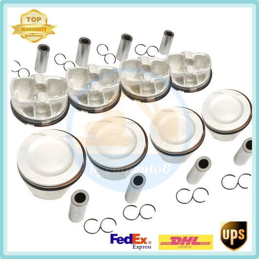 8pcs Piston Ring STD 1570300517 for Mercedes-Benz W212 S212 M157 Engine DHL