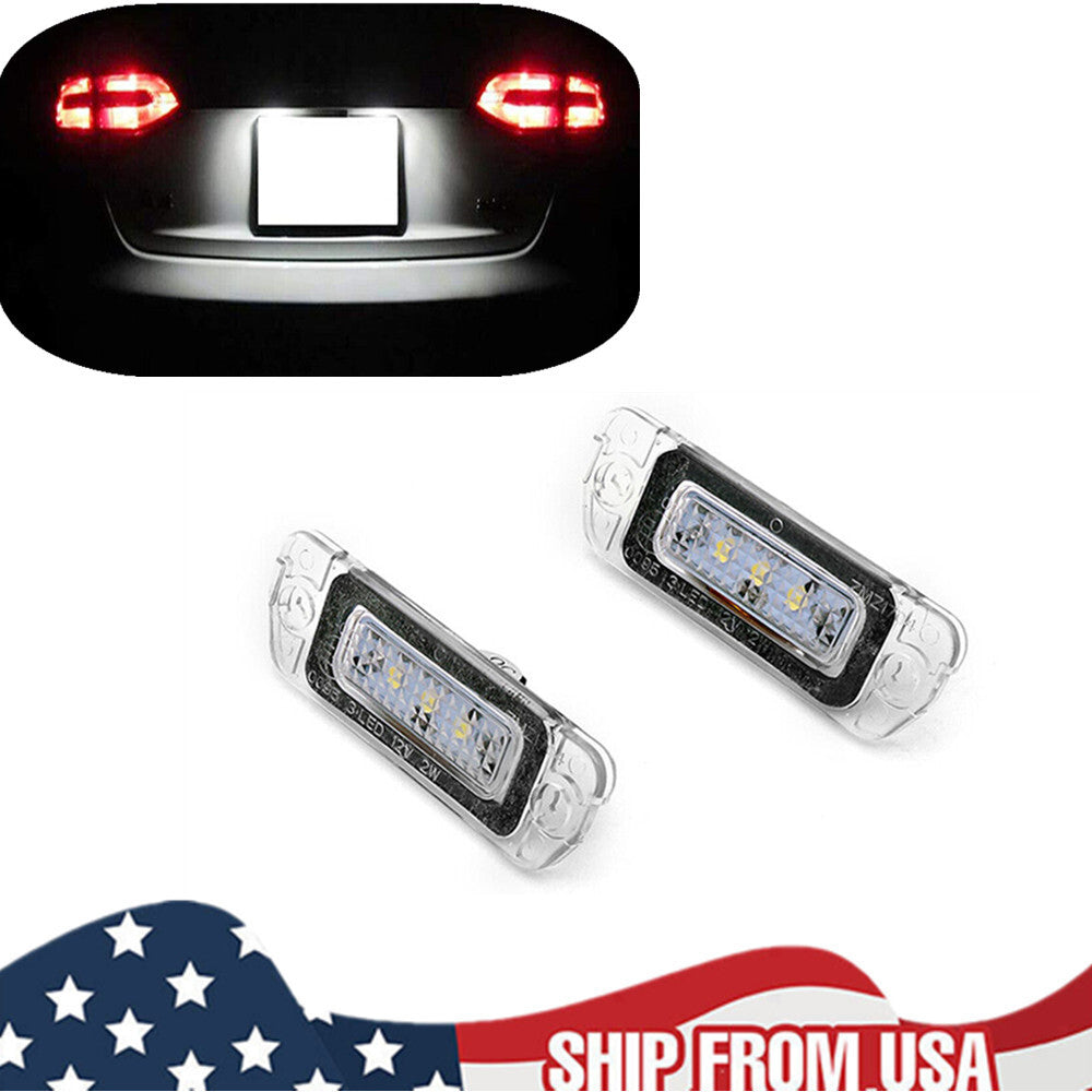 2 LED Number License Plate Light Lamps for Mercedes Benz ML Class W164 2005-2011