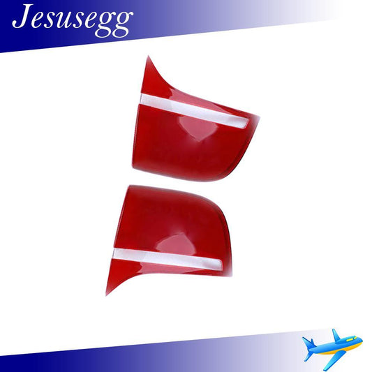 2Pcs For 2008-2014 X6 X6M E71 Left+Right Inner Side Tail light Lens Cover Red