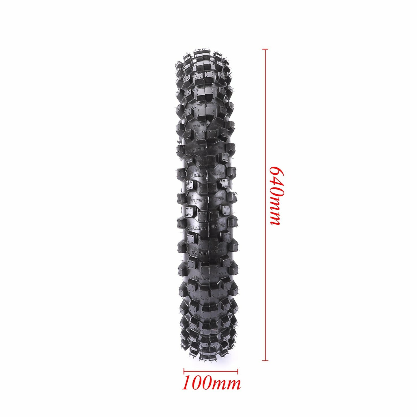 80/100-21+110/90-18 tires + tubing suitable for Honda CRF230F, CR250R, CRF450, KX250, YZ125.