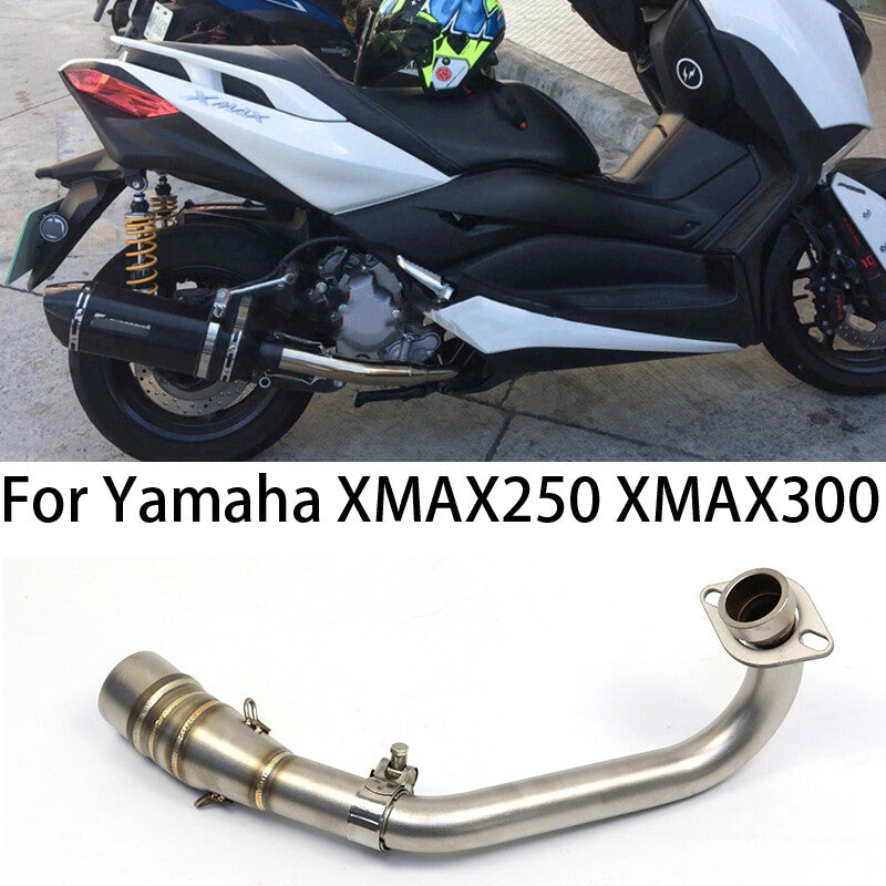 Motorcycle Slip On Exhaust Muffler Tip Link Connect Pipe for Yamaha XMAX250 300