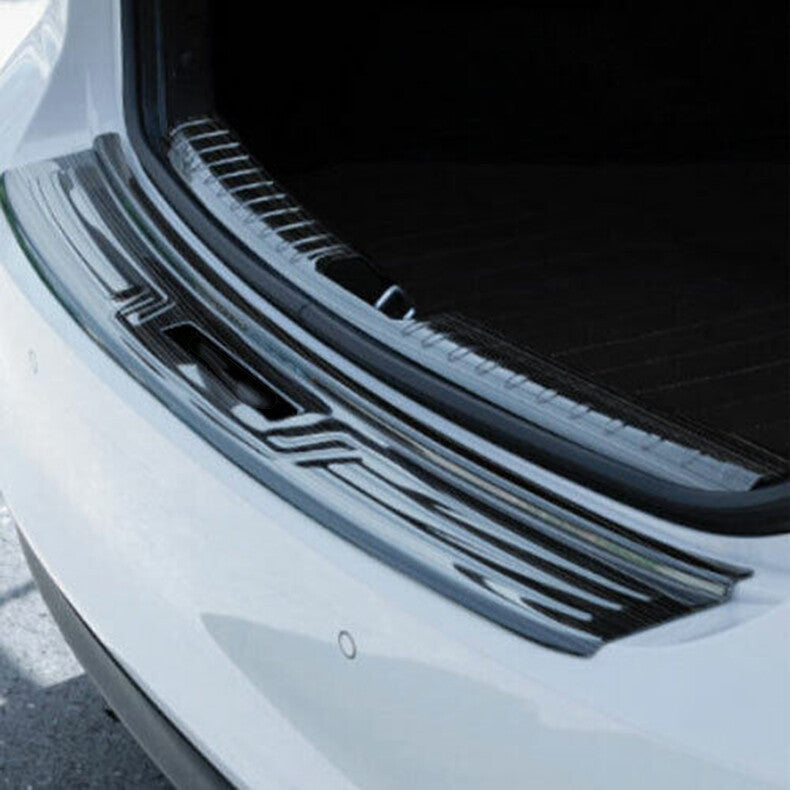 for Hyundai for Elantra 2017-2020 Black Rear Bumper Trunk Sill Guard Accessories