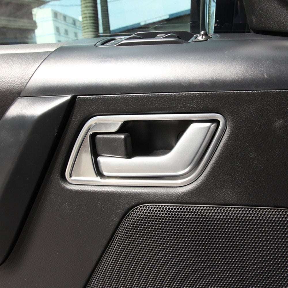 Applicable Silver ABS Interior Inner Handle Trim Frame for Land Rover Freelander