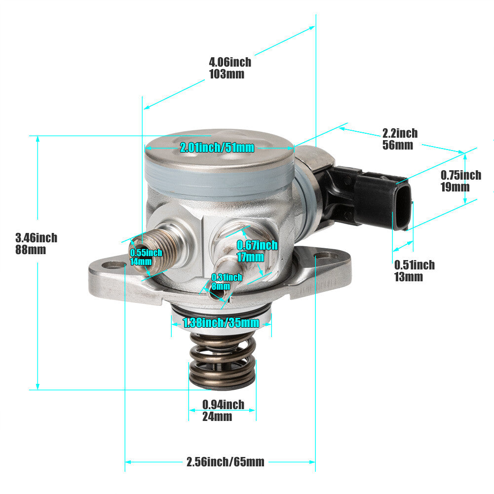 High-pressure fuel pump 166307214R is suitable for Nissan Qashqai 1.2 DIG-T HRA2DDT HR12DDT