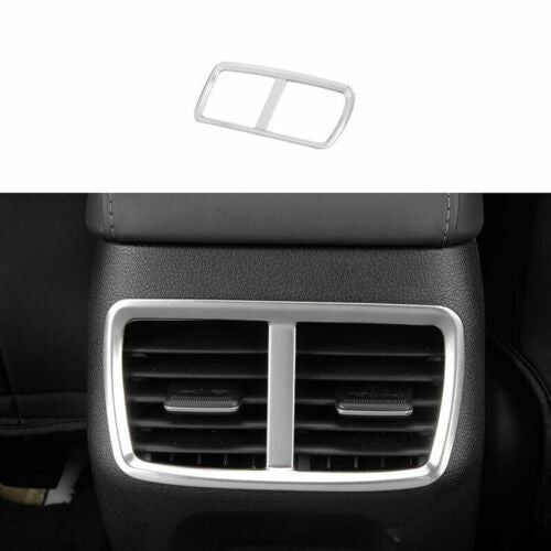 for Hyundai Sonata 2020-2023 Silver S.Steel Rear Row Air Outlet Vent Frame Trim