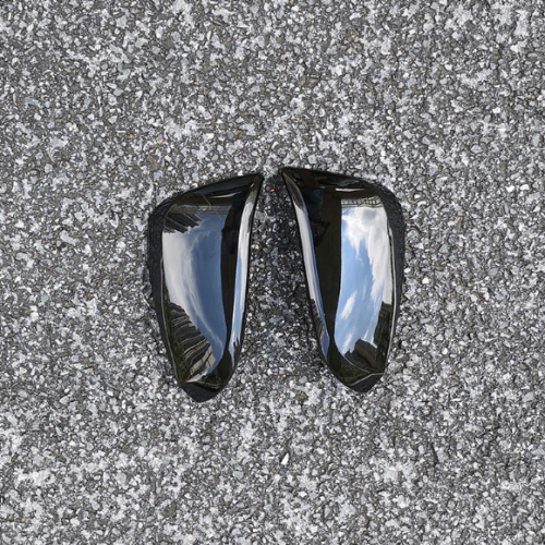for Toyota 4Runner 2014-22 Glossy Black Side Door Mirror Rearview Trim Cover Cap