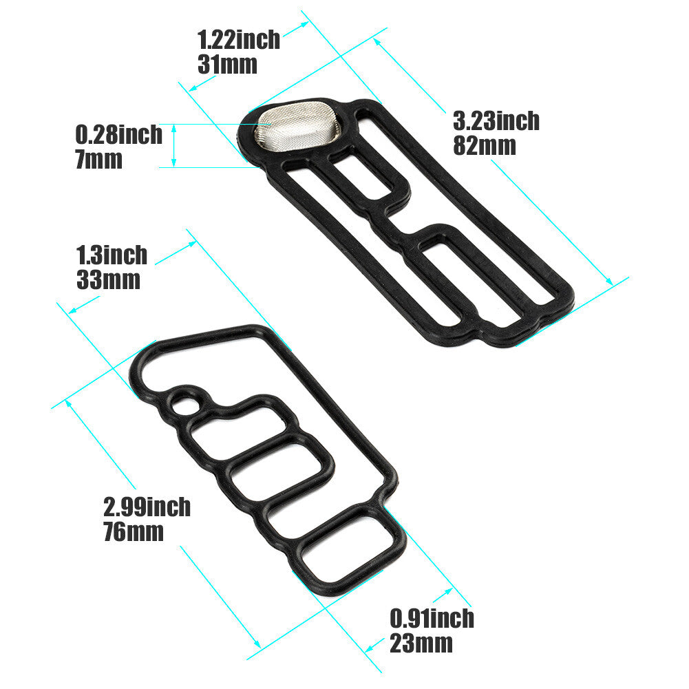 5 set Cylinder Head Solenoid Gasket VTEC for Honda 15815R70A01 15845R70A01 NEW