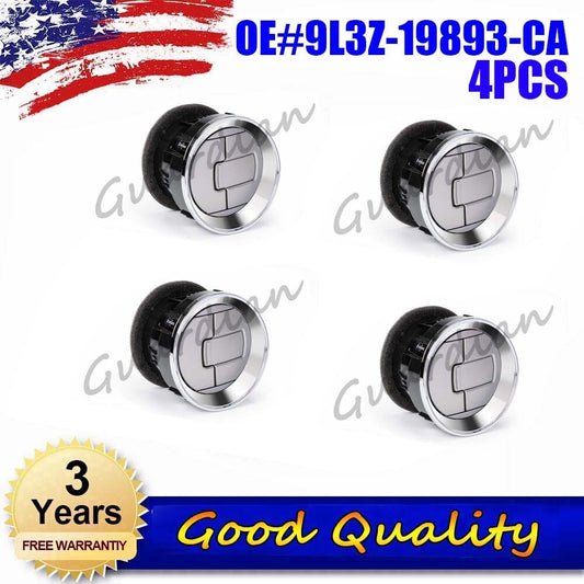 4PCS AC Heater Air Dashboard Vent Louvre 9L3Z-19893-CA for FORD F-150 2009-2014