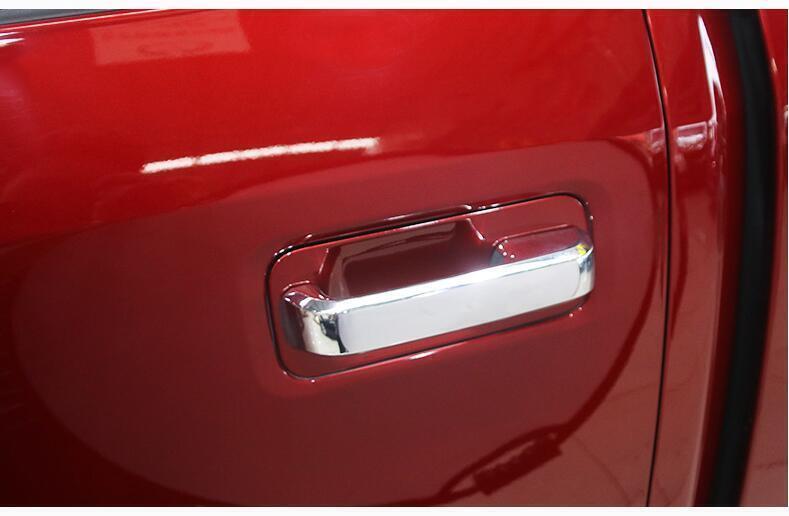 ABS Chrome Exterior Side Door Handle Cover Trim 4pcs for Ford F150 F-150 15-20 A