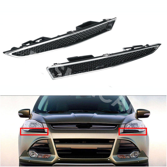 Headlight Lower Trim Moulding LeftRight Fit for Ford Escape 2013-2016 4-Door
