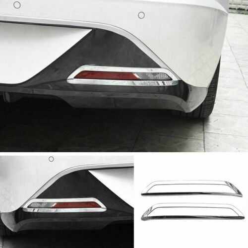 Chrome Rear Fog Lamp Light Cover Trim for Hyundai Sonata 2020-2022 Accessaries