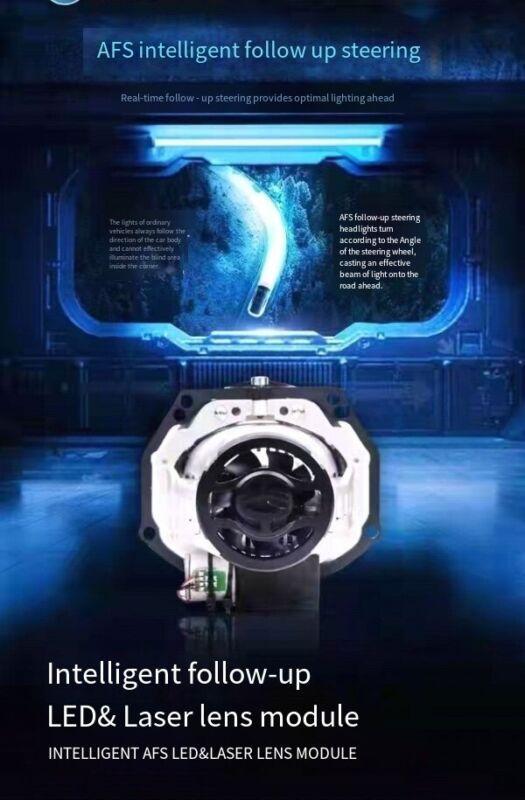 AFS LED Dual Projector Lens Follow Up Steering Laser Lens Module Corner Assist