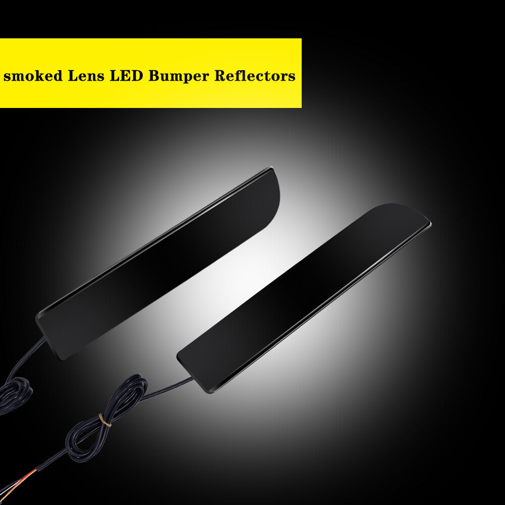 Smoked lens bumper reflector rear brake fog light suitable for Mitsubishi Lancer Evo