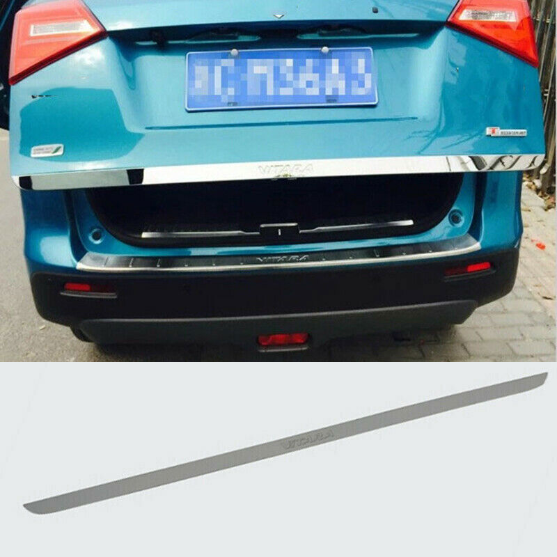 for Suzuki Vitara 2015-2018 2019 Chrome Rear Trunk Tail Gate Door Lid Cover Trim