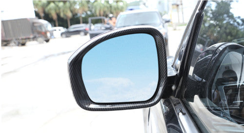 for Rover Range Sport 2014-2017 Carbon Rearview Mirror Rain Eyebrow Cover Trim