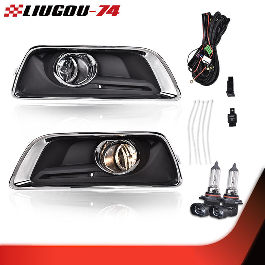 Suitable for 13-15 year old for Chevrolet Malibu fog light strip + switch + bezel driver's bumper light - new.