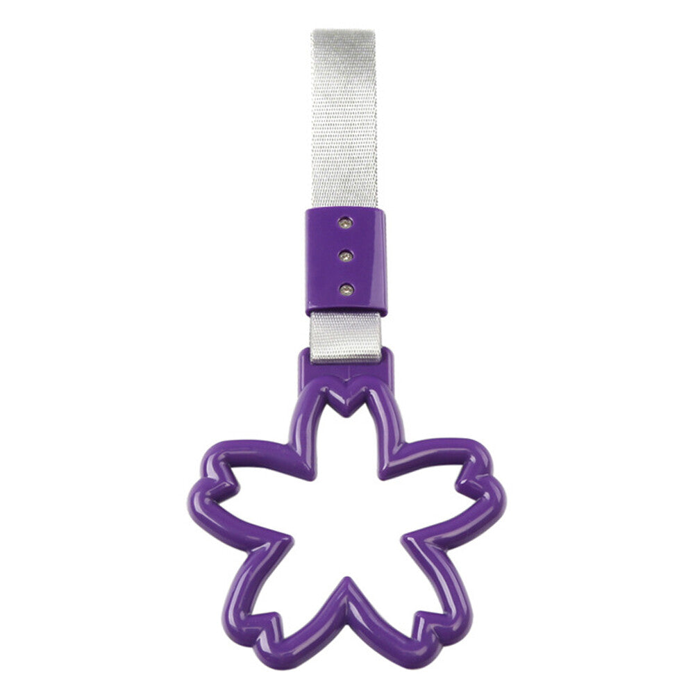 Ring Train Bus Handle Hand Strap Drift Charm Tools Sliver+purple Cherry Shaped
