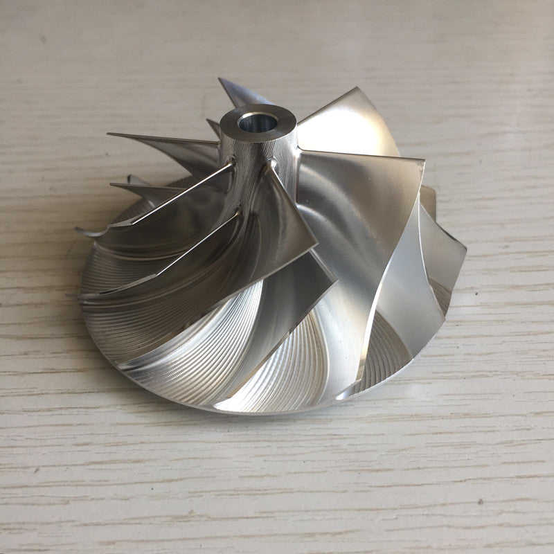 TD05H 20G Upgraded Reverse 56.58/73.04 mm 6+6 Blade Billet Compressor Wheel