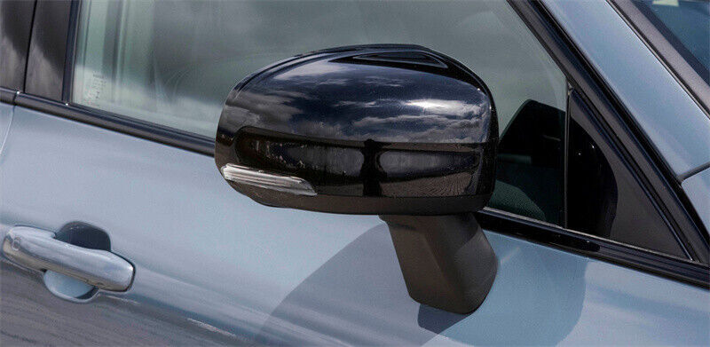 Black Right Side Rearview Door Mirror Cover Shell Cap for Volvo XC60 2018-2024