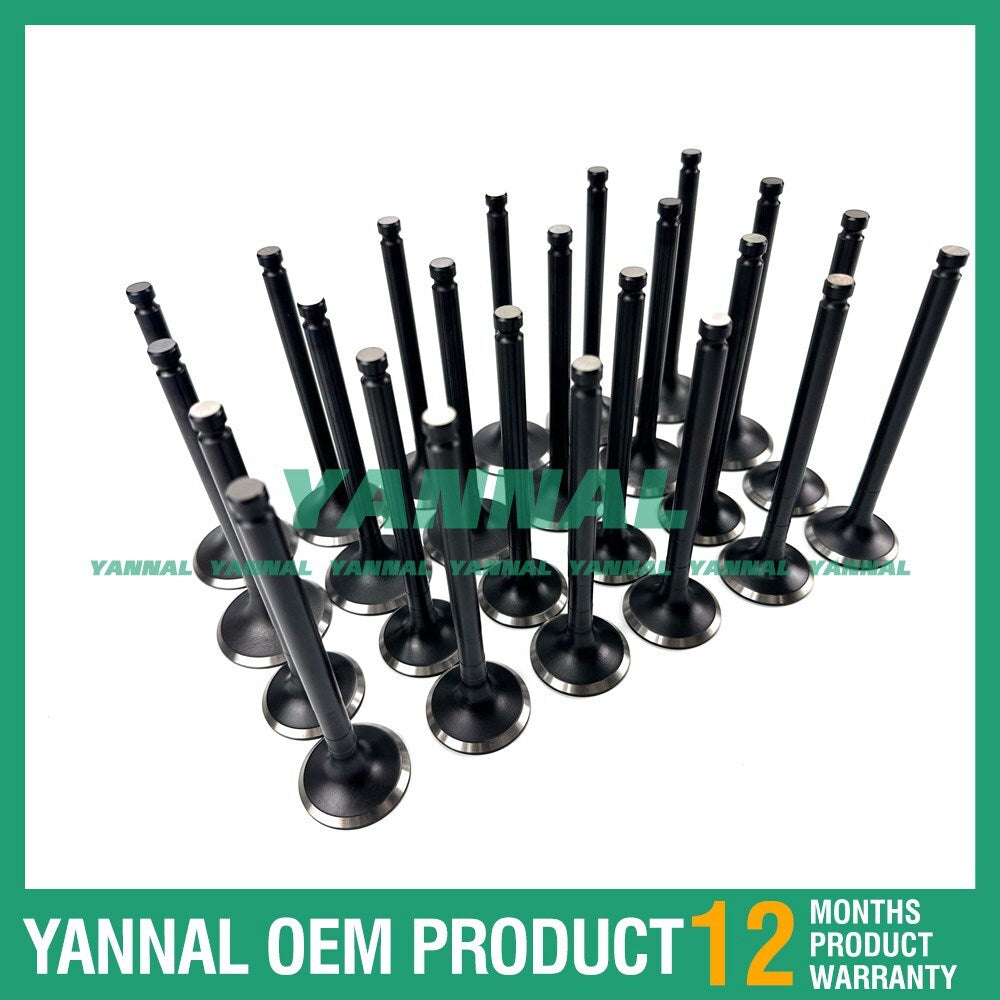 New N14 intake and exhaust valve kit for Komatsu PC600LC-6 excavators